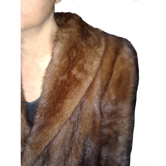 Pappas Genuine Mink Fur Coat - Picture 11 of 16